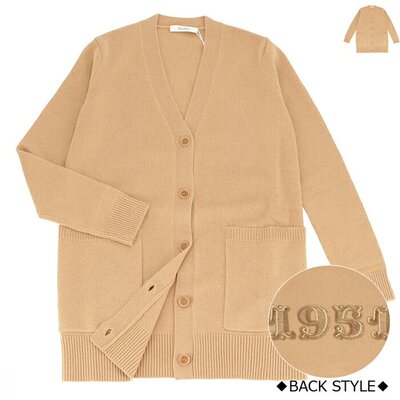 日本直邮Max Mara VILLAR 1951 亮片长袖针织开衫女士2421346052