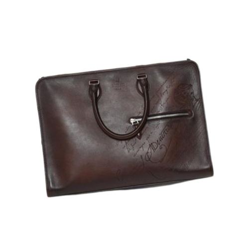 BERLUTI 男士斜挎包 M245423MM5 SS2023 黑色 徽标单肩包