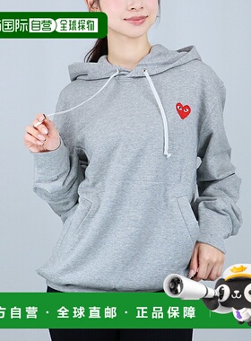 日本直邮COMME DES GARÇONS 男女士连帽衫/套头衫PLAY T170 红色