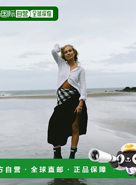 1h可退 香港直邮潮奢 barbour 巴伯尔 女士 Elsie 中长半身裙(黑)