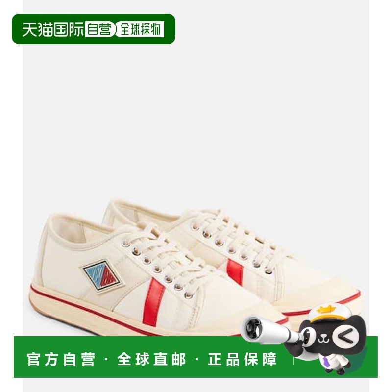香港直邮潮奢 Bottega Veneta 葆蝶家 女士 Eliot 皮质帆布运动鞋