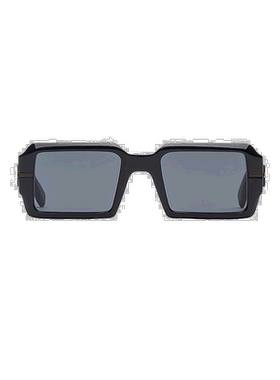 自营1h可退 欧洲直邮Fendi芬迪Fendigraphy男士墨镜简约长方形板