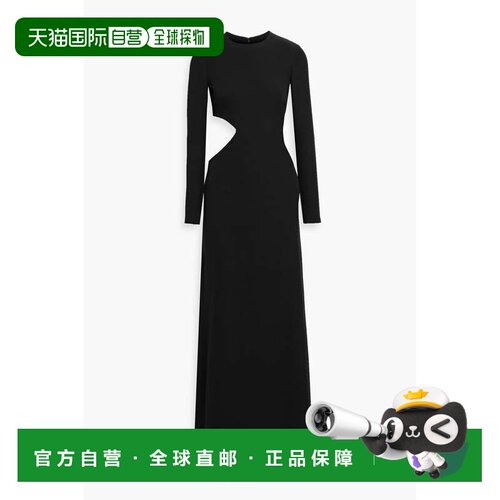 香港直邮valentino 华伦天奴 女士 剪口真丝绉纱礼服 B0VDFA01MM0