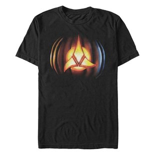 Fifth 克林贡徽标雕刻南瓜短袖 星际迷航男款 恤 Sun