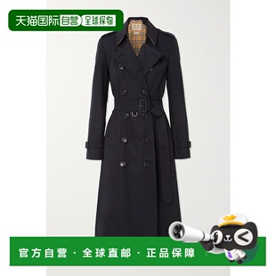 1h可退 香港直邮潮奢 Burberry 巴宝莉 女士 雙排扣腰帶風衣 8079