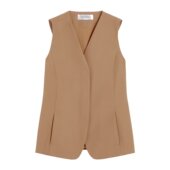 绿色 MAX 单排扣马甲 1156035106003 AW2025 MARA 女士西服