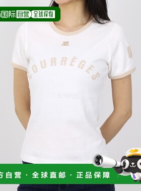 韩国直邮Courreges 323JTS017JS0093B086 纯棉女士上衣