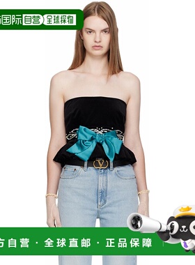 1h可退 香港直邮潮奢 valentino 华伦天奴 女士 黑色上装 7B3AEAW