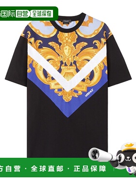香港直邮Versace 徽标短袖T恤 10084831A06065范思哲男装