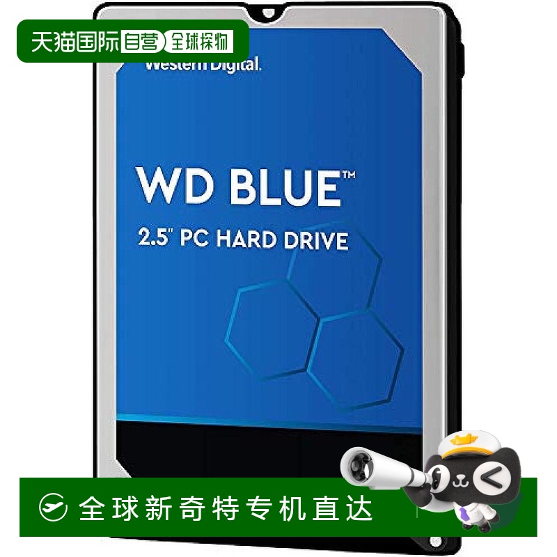 【日本直邮】西部数据硬盘2TB WD Blue PC内置硬盘WD20SPZX-EC