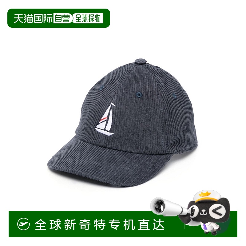 香港直邮THOM BROWNE 男童帽子 KHC004EE0645415 AW2023 蓝色