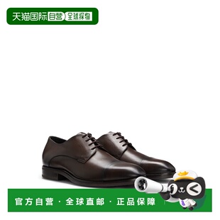深棕色 自营 皮革德比鞋 头 美国奥莱直发 boss带鞋