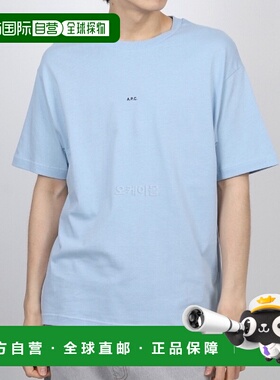 韩国直邮A.P.C 凯尔 T恤 COEIO H26929 IAB 短袖 圆领 欧美简约