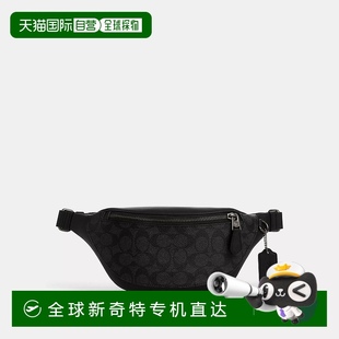 休闲 自营 老花铭牌时尚 COACH蔻驰Warren 美国 29腰包斜挎迷你经典