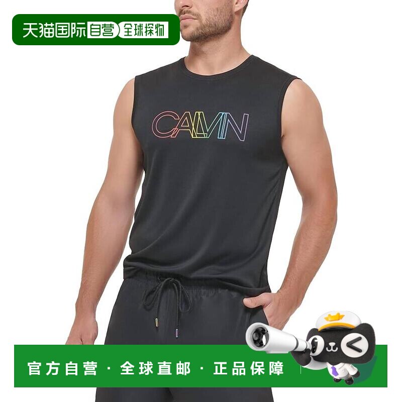1h可退 【美国直邮】calvin klein/凯文克莱 男士 上装T恤上衣图片