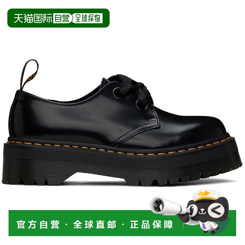 1h可退 香港直邮潮奢 Dr. Martens 马丁大夫 女士 黑色 Holly Lea