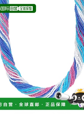 自营ross-simonsRoss Simons意大利多色穆拉诺玻璃Torsade项链，1