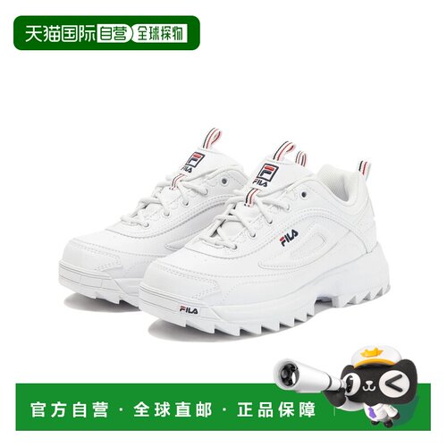 日本直邮FILA Distorter Premium 休闲厚底运动鞋 中性款 白色