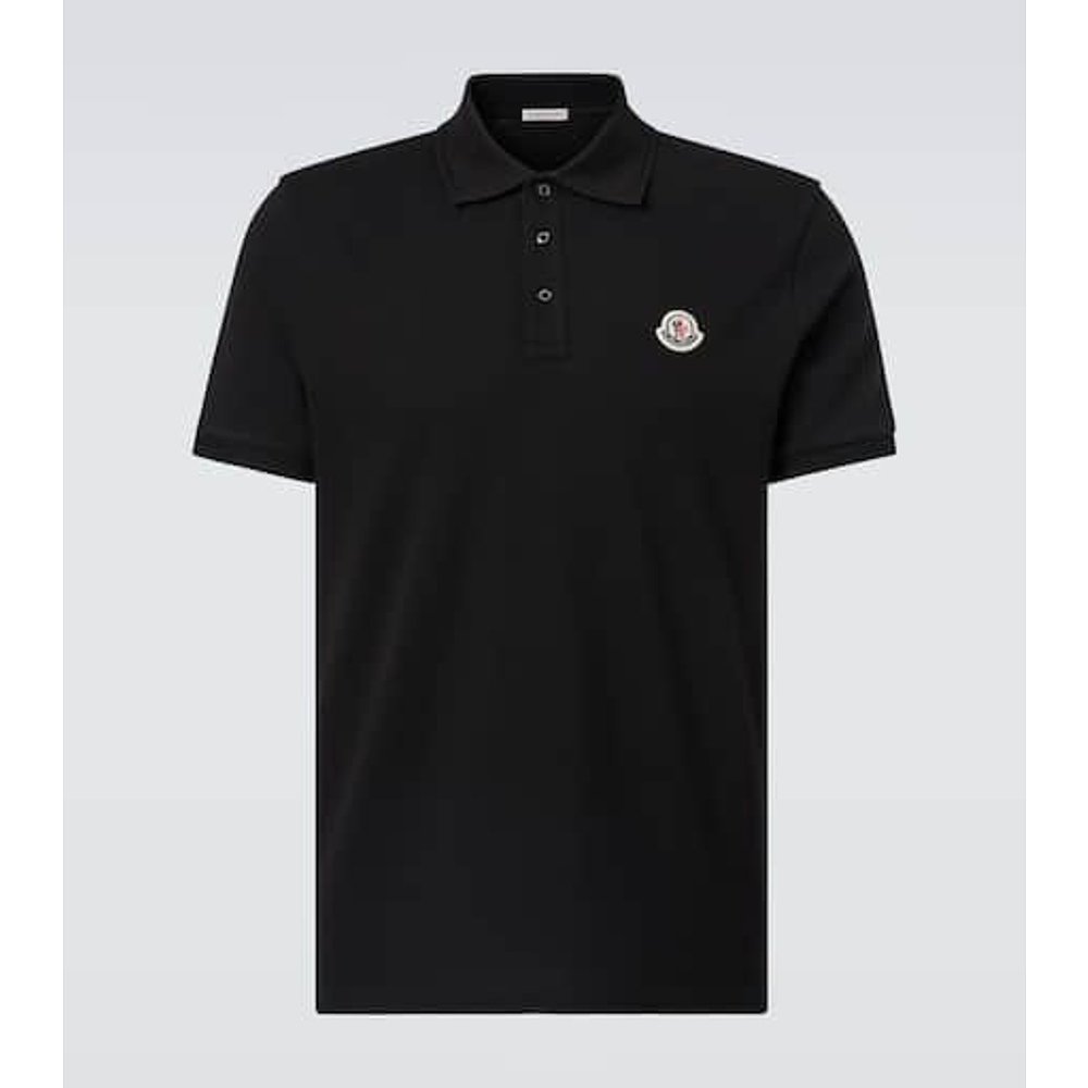 潮奢 Moncler 盟可睐 男士 徽标棉质凸纹布Polo衫