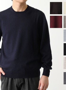 日本直邮GRAN SASSO 毛衣 55167 14200 男士针织长袖圆领 598