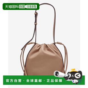 自营 dkny查宁拉弦-卡布奇诺 美国奥莱直发单肩包水桶包