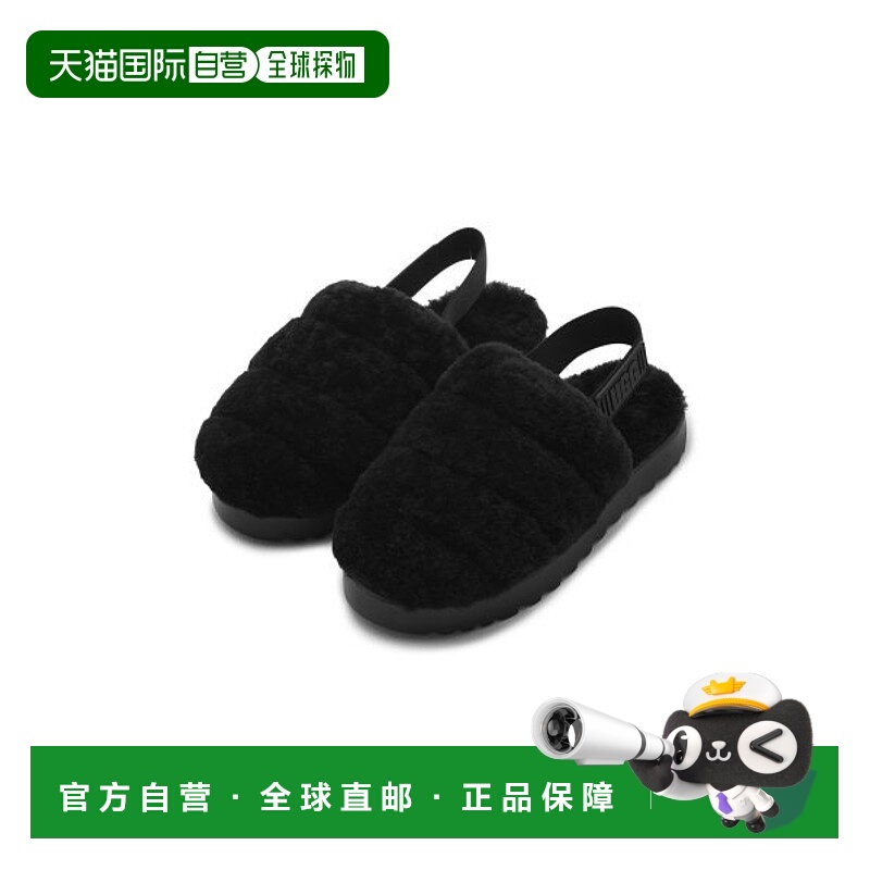 韩国直邮UGG 1121751BLKSUPER FLUFF SLIPPER - BLACK雪地靴女运