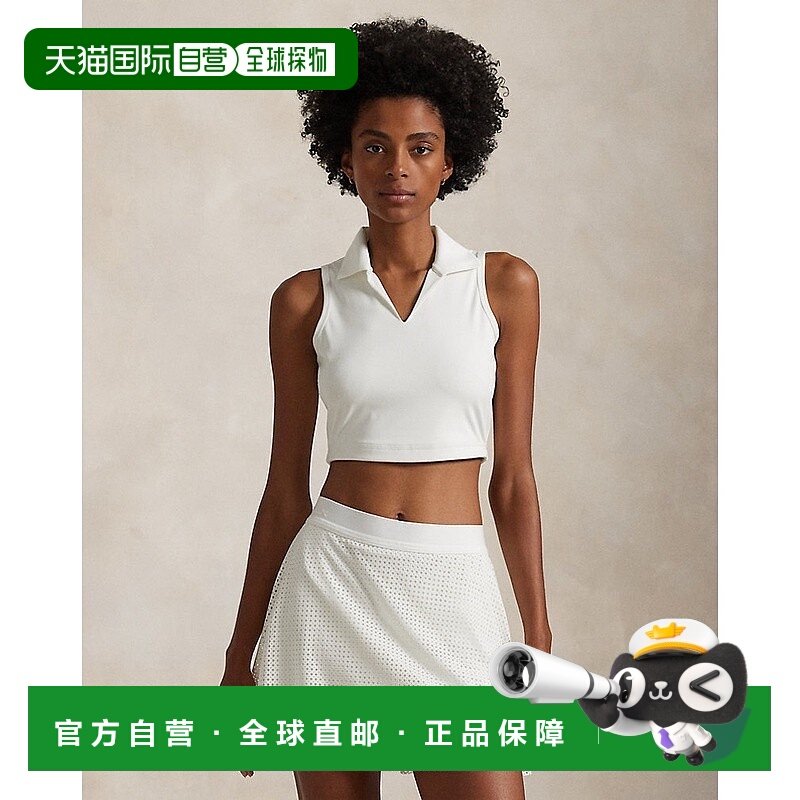 自营欧洲直邮RalphLauren拉夫劳伦 RLX互锁高性能短款Polo衫女装