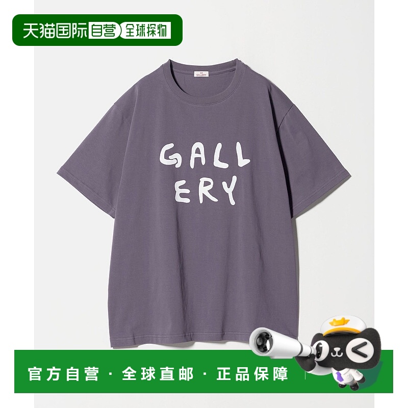 1h可退 日本直邮1011GALLERY 男女同款 宽松版型 罗格T恤 9217300
