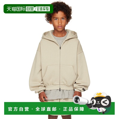 1h可退 香港直邮潮奢 essentials fear of god 女童 灰褐色 Fleec