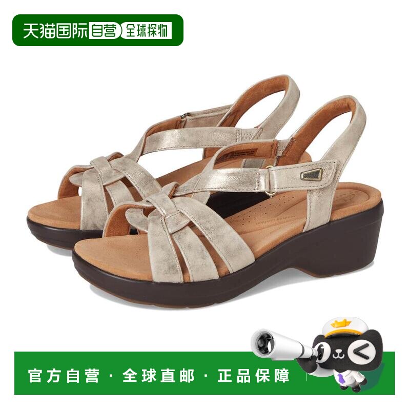 1h可退 【美国直邮】clarks 女士 时尚休闲鞋高跟鞋皮鞋凉鞋图片