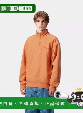 自营欧洲直邮Carhartt Wip 男士橙色棉/涤纶卫衣