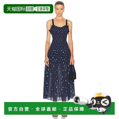 1h可退 香港直邮潮奢 LOVESHACKFANCY 女士 Hillaria 连衣裙 D264
