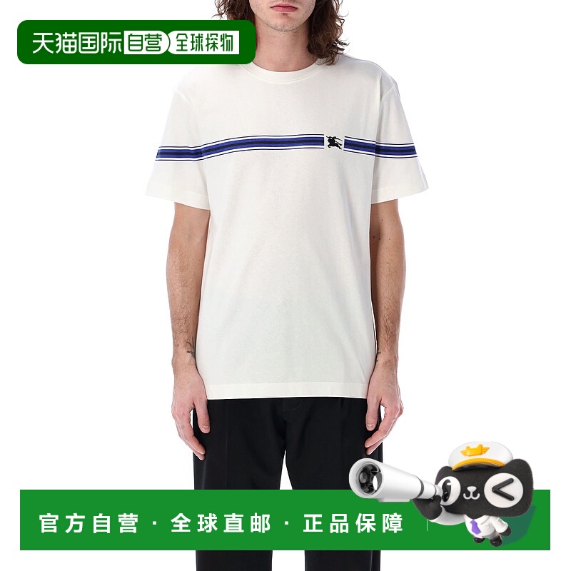 1h可退 香港直邮BURBERRY 男士T恤 8090436B7347 SS2025 白色 HS2
