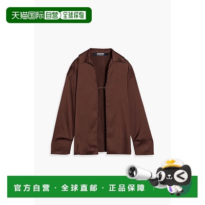 1h可退 香港直邮潮奢 Jacquemus 女士 精饰缎面上衣 213SH1031000