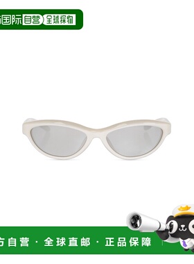 香港直邮JACQUEMUS 女士太阳镜 JAC1340C1SUN AW2025 乳白色 全框