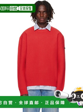 1h可退 香港直邮A.P.C. 男士 红色 Thomas 毛衣 red红色 舒适时尚
