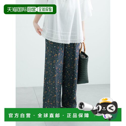 日本直邮Te chichi 女装 冰感印花阔腿裤 休闲裤24012482212