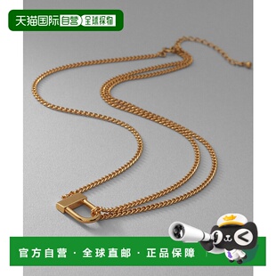 1h可退 日本直邮COCOSHNIK 女士锁骨链摇滚风格项链 767313129999