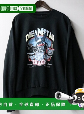 1h可退 日本直邮Starting Over 男女同款毛圈卫衣 先染印花圆领设