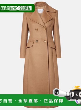 1h可退 香港直邮潮奢 MaxMara 麦斯玛拉 女士 Lepanto 驼绒大衣