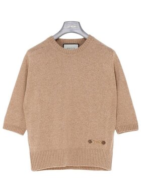 Gucci 圆领马衔扣饰针织套衫 628389XKBH9