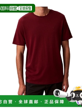 香港直邮CALVIN KLEIN 男士T恤 LV04LB275GWCV AW2025 棕色短袖