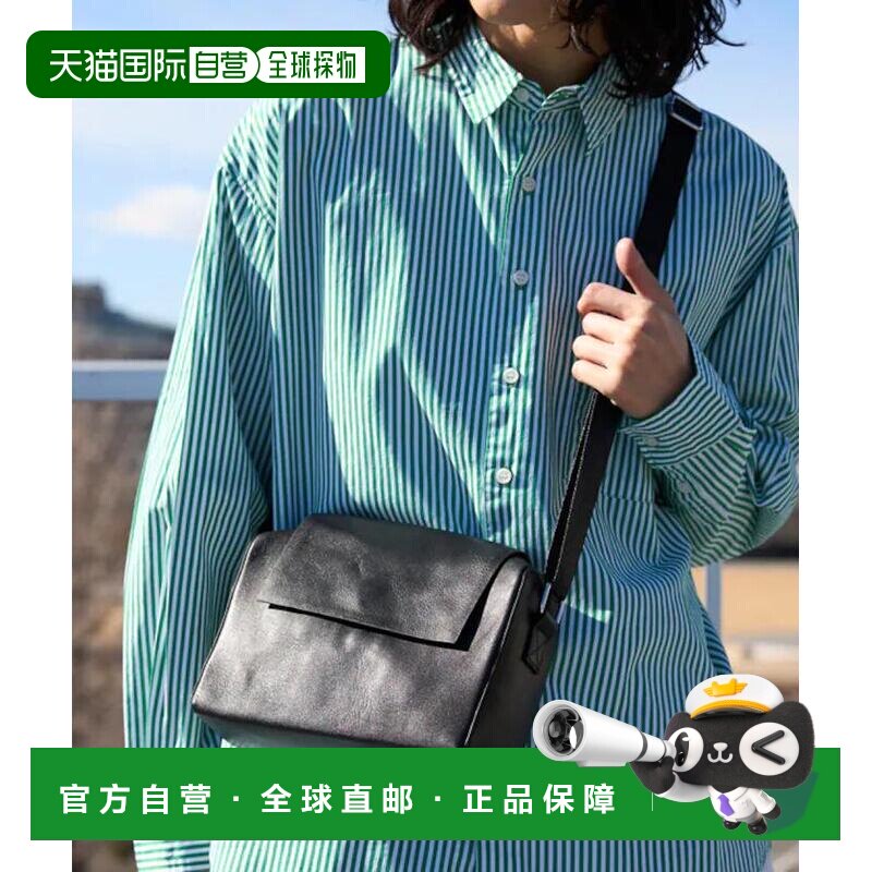 日本直邮Firsthand 男士 牛皮编辑者风翻盖斜挎包【付后1h可退】