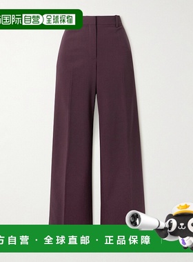 1h可退 香港直邮潮奢 THEORY 希尔瑞 女士 羊毛混纺直筒裤 P07012