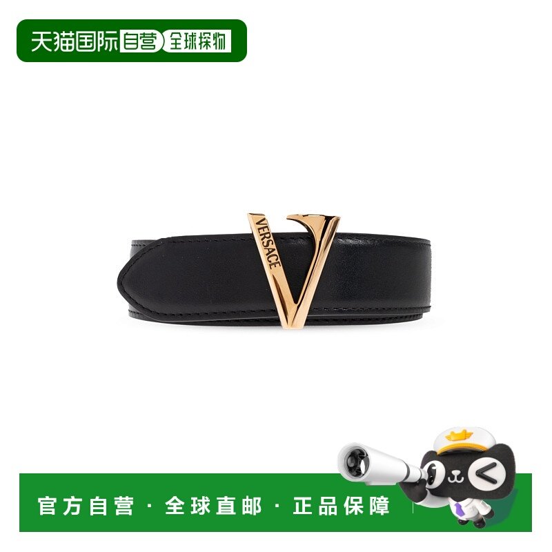 香港直邮VERSACE 女士腰带 1022042DV3T1B00V AW2025 黑色