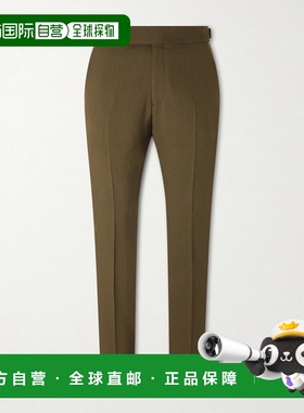 1h可退 香港直邮Tom Ford 汤姆 福特 男士 Atticus 直筒羊毛羊绒