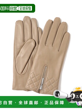 1h可退 日本直邮Ray BEAMS 女士 皮革风格 手套 半拉链设计 61460