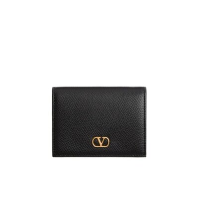 VALENTINO 女士钱包 WP0AJ3SNP0NO AW2024 黑色 徽标钱包