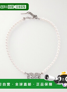 1h可退 香港直邮ALESSANDRA RICH 亚历山德拉.瑞秋 女士 镀银水晶