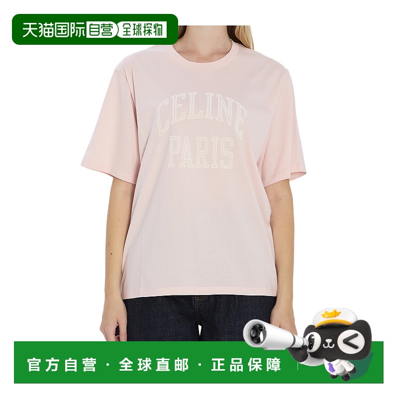 香港直邮Celine 圆领T恤 RX0CD507Z.